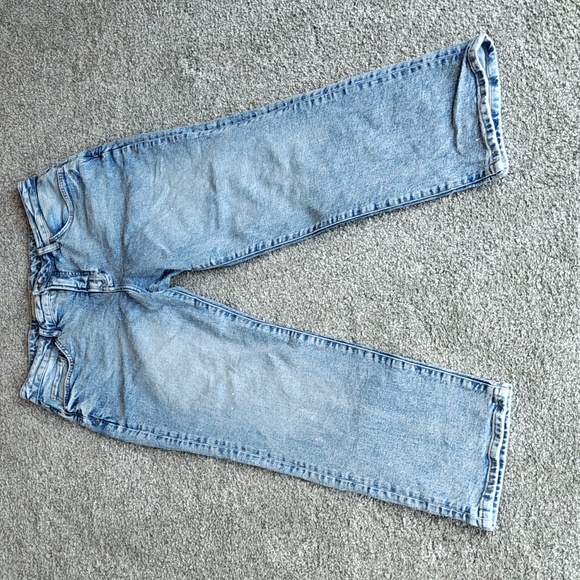 Pilcro Anthropologie High-Rise Gem Straight-Leg Jeans Rhinestone Embellished 31 - Picture 4 of 11